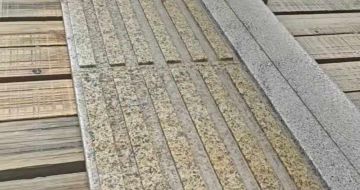 南充黄金麻盲道石 盲条