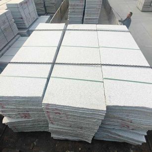 南充芝麻白毛板，石材毛板