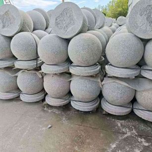 南充圆球石球挡车球