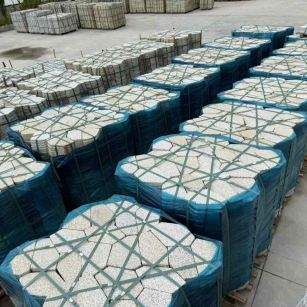 南充黄金麻冰裂纹 碎拼