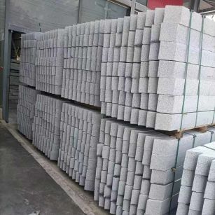 南充芝麻白树围石 树池