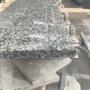 南充芝麻白楼梯踏步 芙蓉白