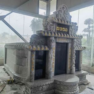 南充套墓 墓碑 围坟石 异形定制