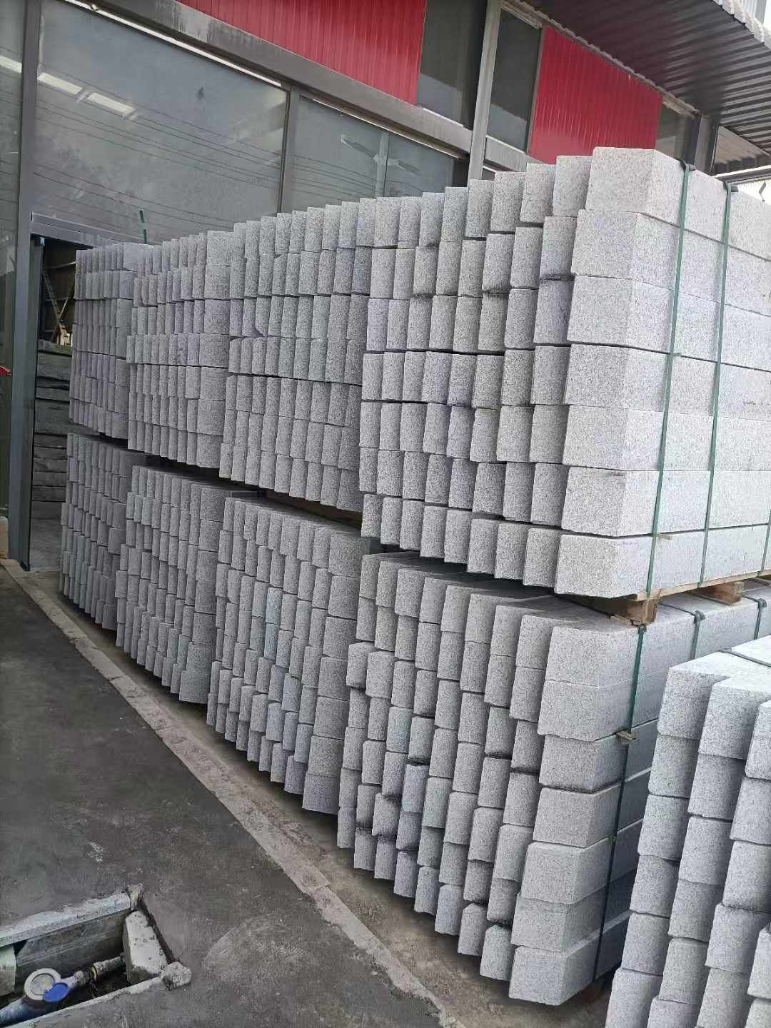 南充芝麻白树围石 树池