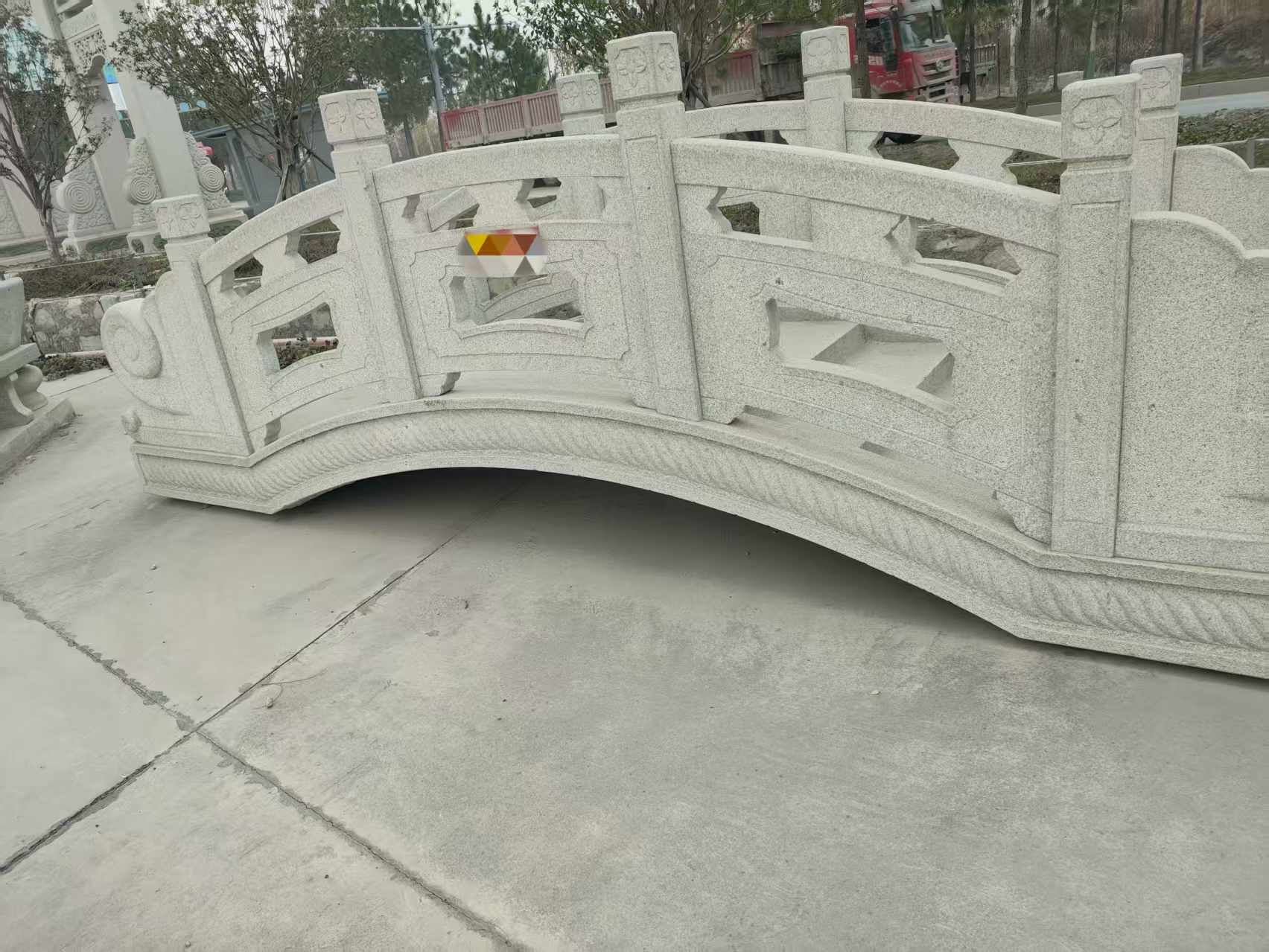 南充芝麻白拱桥，石桥